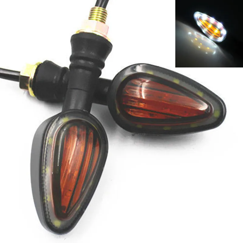 Universla LED SMD Front Rear Turn Signals Light Blinker Amber Indicator Motorcycle Old School Cruiser Bobber Touring Cafe Racer
Universla LED SMD Front Rear Turn Signals Light Blinker Amber Indicator Motorcycle Old School Cruiser Bobber Touring Cafe Racer