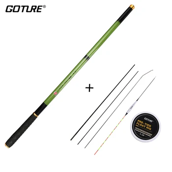 Goture JINGZHU Stream Power Hand Fishing Rod With Carp Fishing Float ,Pre-tied Line,Hook kit and Extra Top Three Tips
Goture JINGZHU Stream Power Hand Fishing Rod With Carp Fishing Float ,Pre-tied Line,Hook kit and Extra Top Three Tips