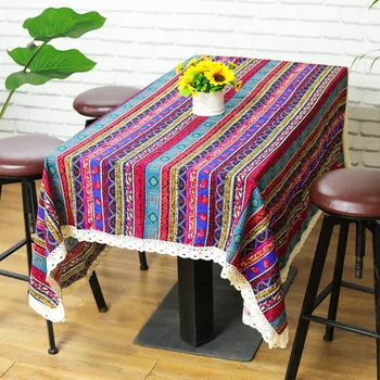 Linen&Cotton Table Cloth Table Cover Decor Rustic Tablecloth Handmade Stripes Printed Woven Home Party Dining Room 1pcs/lot
Linen&Cotton Table Cloth Table Cover Decor Rustic Tablecloth Handmade Stripes Printed Woven Home Party Dining Room 1pcs/lot