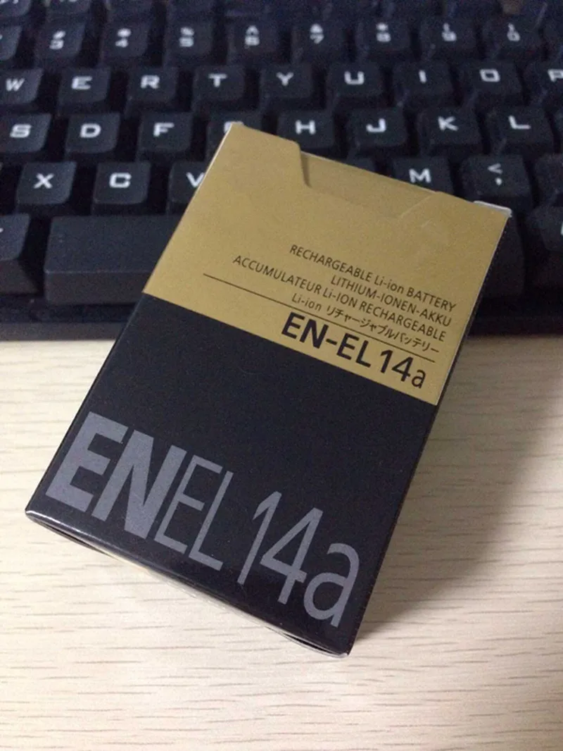 2pcs 1230mAh EN-EL14A battery ENEL14a Rechargeable Camera Battery EN EL14A for Nikon D5500 D5300 D5200 D3200 D3300 D5100 P7800
2pcs 1230mAh EN-EL14A battery ENEL14a Rechargeable Camera Battery EN EL14A for Nikon D5500 D5300 D5200 D3200 D3300 D5100 P7800