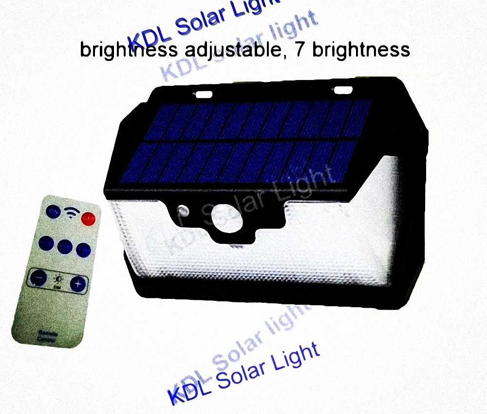 55 LED 900lm солнечный светильник с дистанционным управлением радар умный 3 боковой ing