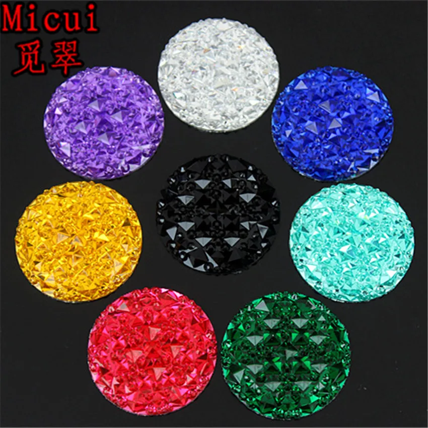 Micui 10pcs 30mm Round Resin Rhinestones crystal and Stones Flat Back Button For Clothes Dress Crafts decoration MC782
Micui 10pcs 30mm Round Resin Rhinestones crystal and Stones Flat Back Button For Clothes Dress Crafts decoration MC782
