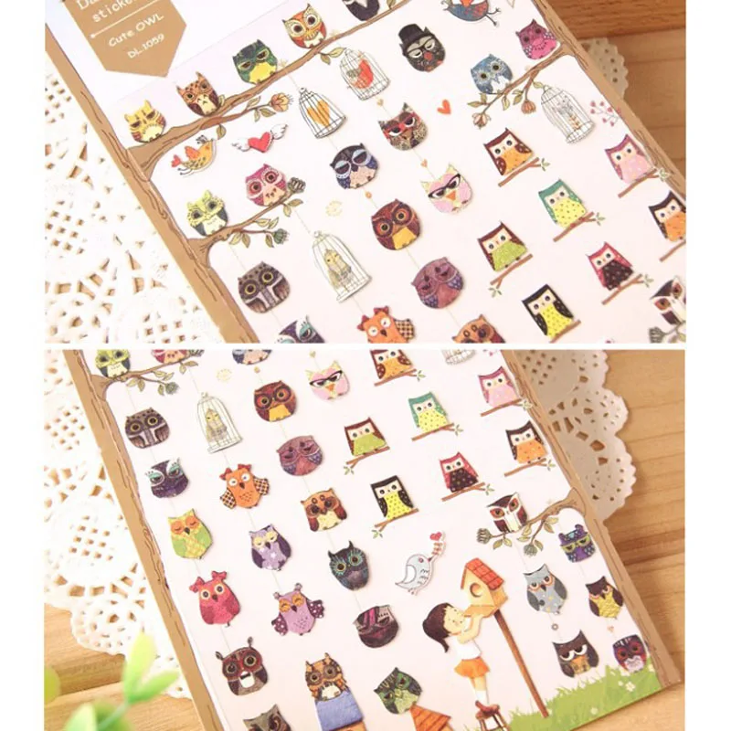 2packs Cute Owl Paper Sticker DIY Scrapbook Notebook Phone Decoration Seal Sticker Lovely Cartoon Stationery Stickers
2packs Cute Owl Paper Sticker DIY Scrapbook Notebook Phone Decoration Seal Sticker Lovely Cartoon Stationery Stickers