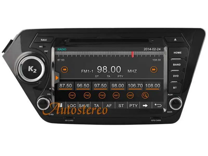 KIA K2 RIO Double Din GPS Car Multimedia Navigation System DVD Player Stereo Multimedia Headunit For KIA K2 WINCE
KIA K2 RIO Double Din GPS Car Multimedia Navigation System DVD Player Stereo Multimedia Headunit For KIA K2 WINCE