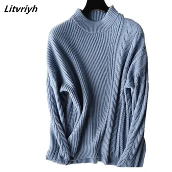 Litvriyh autumn winter ladies knit sweater women sweaters and pullovers long sleeve thick warm ladies pullover women knitted top
Litvriyh autumn winter ladies knit sweater women sweaters and pullovers long sleeve thick warm ladies pullover women knitted top