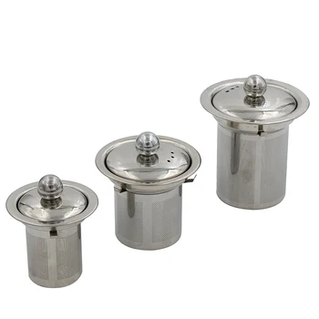 Reusable Stainless Steel Mesh Tea Infuser Tea Strainer Teapot Tea Leaf Spice Filter Drinkware Kitchen Accessories 3 Sizes
Reusable Stainless Steel Mesh Tea Infuser Tea Strainer Teapot Tea Leaf Spice Filter Drinkware Kitchen Accessories 3 Sizes