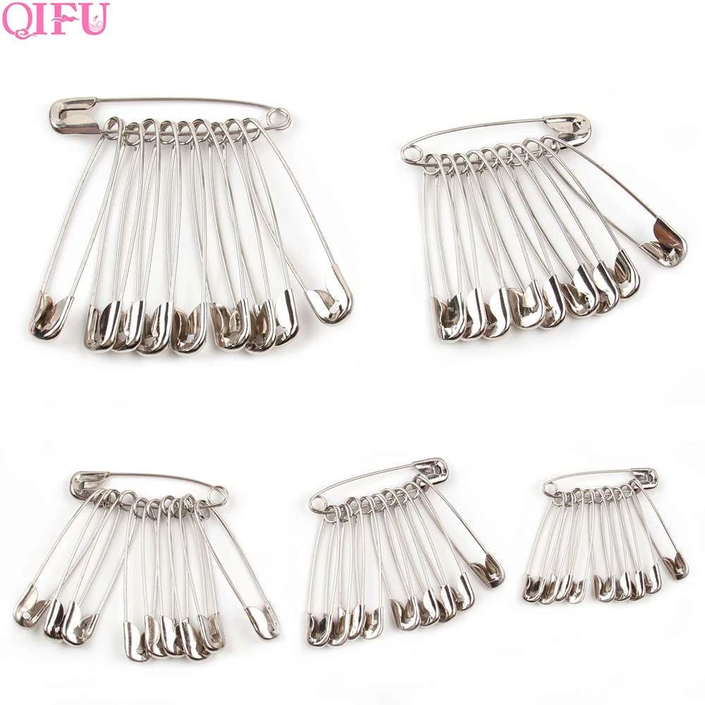 QIFU 100pcs Silver Tone Safety Pins DIY Sewing Tools Accessory Stainless Steel Needles Simple Convenient Apparel Accessories
QIFU 100pcs Silver Tone Safety Pins DIY Sewing Tools Accessory Stainless Steel Needles Simple Convenient Apparel Accessories
