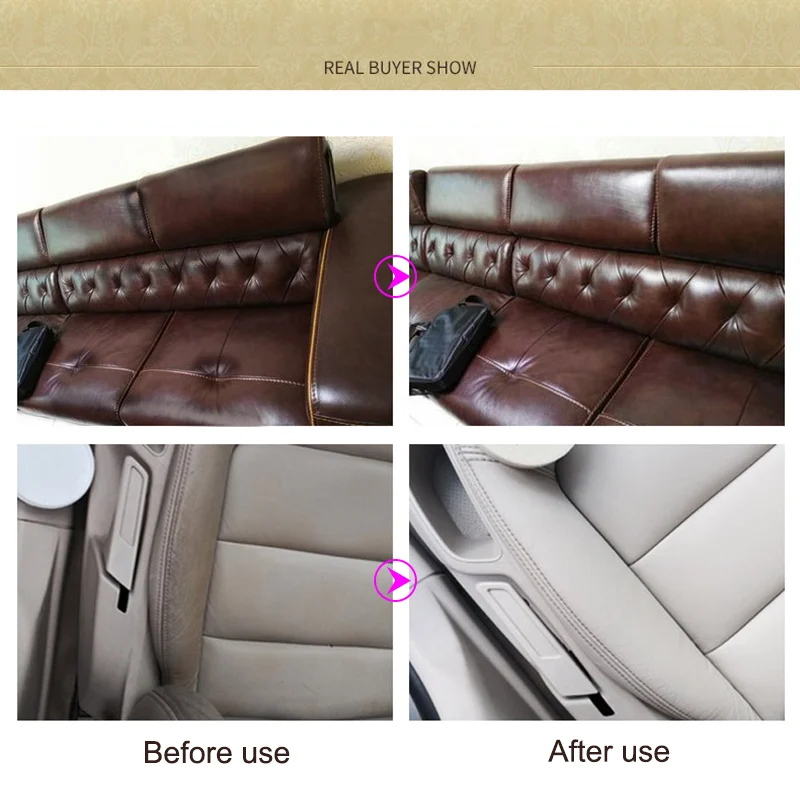 Hot Multifunctional Leather Cleaner Car Seat Leather Wallet Refurbishing Repair Cream LSK99
Hot Multifunctional Leather Cleaner Car Seat Leather Wallet Refurbishing Repair Cream LSK99