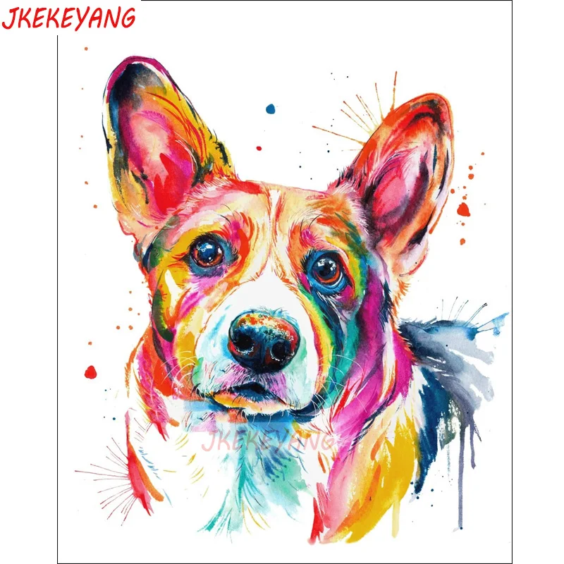 5D DIY square/round Diamond Painting Watercolor corgi dog Cross Stitch Diamond Embroidery Pattern Rhinestone J1462
5D DIY square/round Diamond Painting Watercolor corgi dog Cross Stitch Diamond Embroidery Pattern Rhinestone J1462