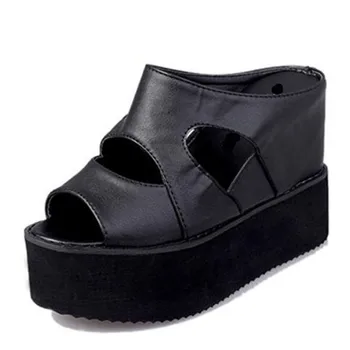 2020 new fish head summer slippers shoes fashion sandals slippers platform slope with high-heeled slippers women sandal shoes
2020 new fish head summer slippers shoes fashion sandals slippers platform slope with high-heeled slippers women sandal shoes