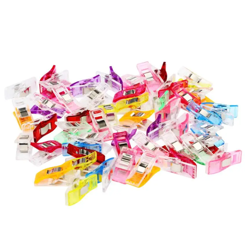 25/50/100PC Clothes Towel Clip Peg Multicolor Plastic Quilter Holding Wonder Clips Clamps Sewing Craft Quilt Binding 3JU16
25/50/100PC Clothes Towel Clip Peg Multicolor Plastic Quilter Holding Wonder Clips Clamps Sewing Craft Quilt Binding 3JU16