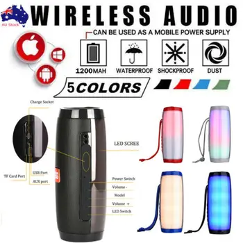 Portable Bluetooth Wireless Speaker Waterproof Power Bank Bass Loudspeaker FM Portable Speakers
Portable Bluetooth Wireless Speaker Waterproof Power Bank Bass Loudspeaker FM Portable Speakers