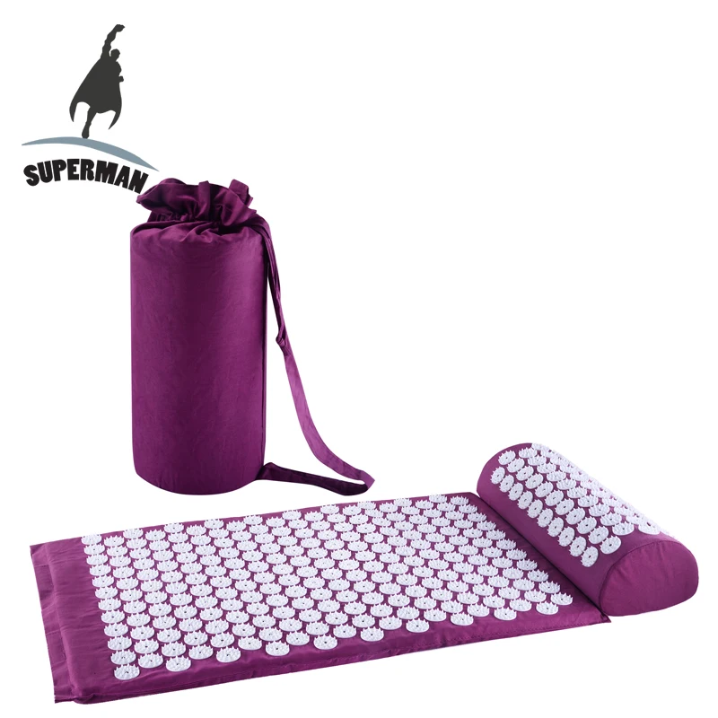 Superman acupuncture massage mat hot yoga set tpe back body fitness cushion machine shakti back pain foot mat
Superman acupuncture massage mat hot yoga set tpe back body fitness cushion machine shakti back pain foot mat