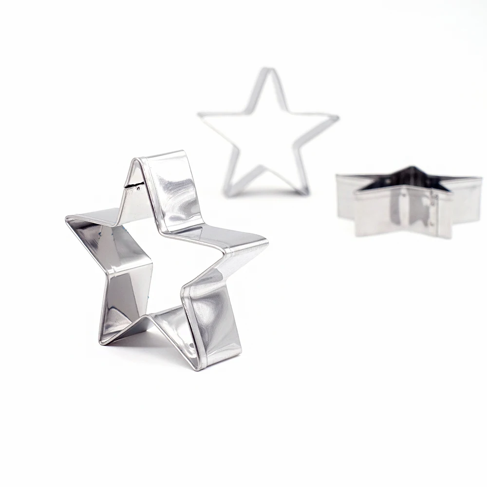 Christmas tree cookie mold stainless steel five-pointed star cookie mold baking tool cookie chocolate cake decoration diy tool
Christmas tree cookie mold stainless steel five-pointed star cookie mold baking tool cookie chocolate cake decoration diy tool