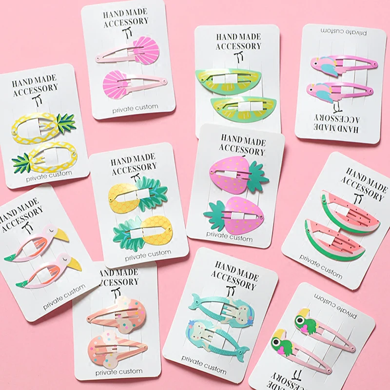 2Pcs/Set Fashion Cartoon Mermaid Girls Hairpins Children Gifts Fruits Pineapple Hair Clips Kids Rainbow Animals Hair Accessories
2Pcs/Set Fashion Cartoon Mermaid Girls Hairpins Children Gifts Fruits Pineapple Hair Clips Kids Rainbow Animals Hair Accessories