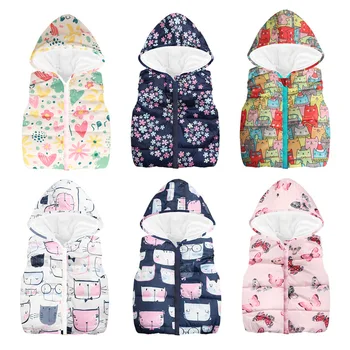 New Fashion 2018 Autumn Cute Pattern Printed Girls Vests Hooded Waistcoat Kids Clothes Casual Baby Vest Coats Children Clothing
New Fashion 2018 Autumn Cute Pattern Printed Girls Vests Hooded Waistcoat Kids Clothes Casual Baby Vest Coats Children Clothing