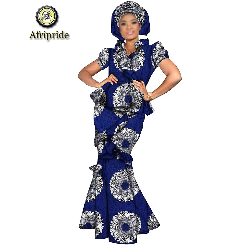 2019 african 2 piece outfits for women ankara top+print maxi skirts +Head Scarf plus size party sets outfit AFRIPRIDE S1926006
2019 african 2 piece outfits for women ankara top+print maxi skirts +Head Scarf plus size party sets outfit AFRIPRIDE S1926006