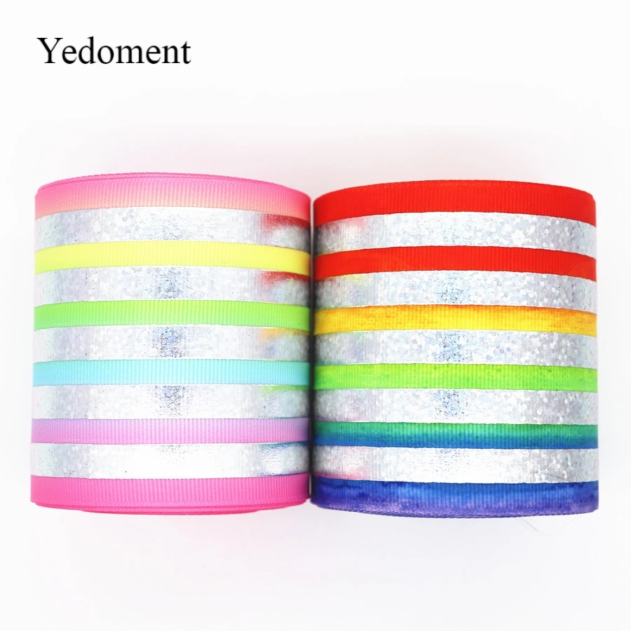10 Yards 3" 75MM Grosgrain Ribbon Laser Silver Printed Ribbon For Hair Bows DIY Crafts Handmade Accessories M19043001
10 Yards 3" 75MM Grosgrain Ribbon Laser Silver Printed Ribbon For Hair Bows DIY Crafts Handmade Accessories M19043001