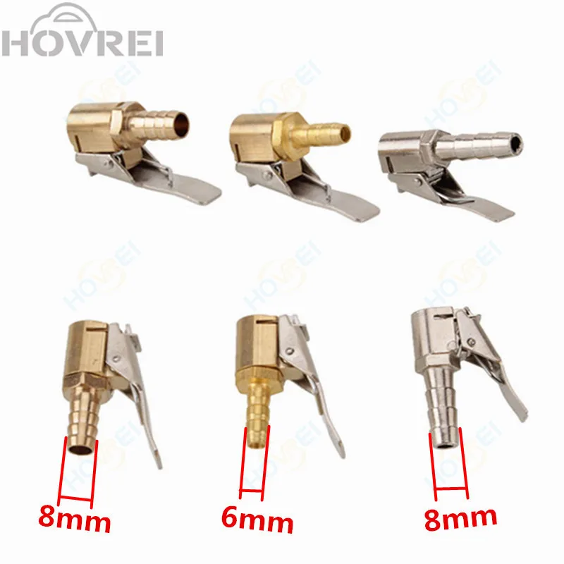 1pcs 6mm 8mm Auto Air Pump Chuck Clip Car Truck Tyre Tire Inflator Valve Connector Car Accessories 6mm 8mm Clamp
1pcs 6mm 8mm Auto Air Pump Chuck Clip Car Truck Tyre Tire Inflator Valve Connector Car Accessories 6mm 8mm Clamp