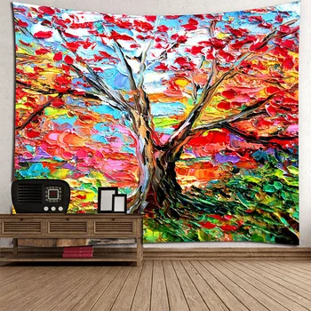 Digital Printing Custom Tapestry Decorative Wall Hanging Color Tree Mat Cartoon Tree Tapestry for Bedroom Living Room
Digital Printing Custom Tapestry Decorative Wall Hanging Color Tree Mat Cartoon Tree Tapestry for Bedroom Living Room