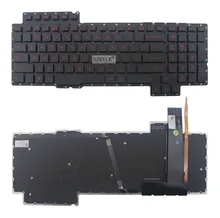 Inglês DOS EUA Teclado retroiluminado para ASUS ROG G752 GZEELE G752V G752VL G752VM G752VS G752VT G752VY V153062AS1-US 0KN0-SI1US11 backlit(China)