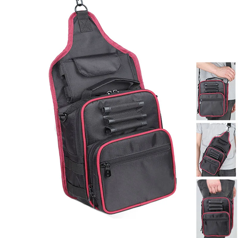 Multifunction Chest Backpack Tool Bag Shoulder Messenger Bag Worker Hardware Tool Screwdriver Knife Storage Bags
Multifunction Chest Backpack Tool Bag Shoulder Messenger Bag Worker Hardware Tool Screwdriver Knife Storage Bags