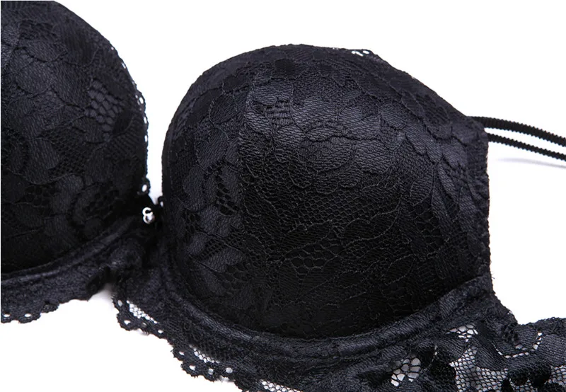 CYHWR sexy lace Inner cushion woman fashion 3/4 cup bra and brief underwear bra set 7