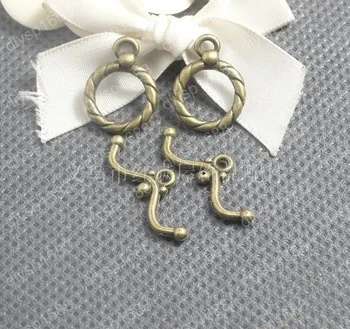 Free Shipping Wholesale DIY Antiqued Bronze Vintage Alloy Simple Round Circle Ring OT Clasp Toggle Bracelet Accessories 40Sets
Free Shipping Wholesale DIY Antiqued Bronze Vintage Alloy Simple Round Circle Ring OT Clasp Toggle Bracelet Accessories 40Sets