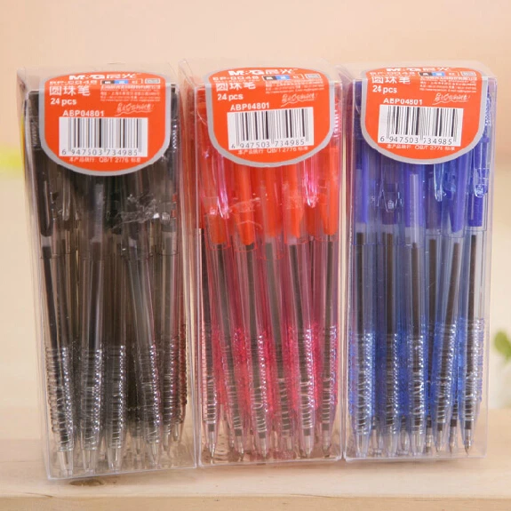 24pcs/lot high quality retractable 0.7mm ballpoint pen bullet tip smoothly writing M&G BP0048
24pcs/lot high quality retractable 0.7mm ballpoint pen bullet tip smoothly writing M&G BP0048