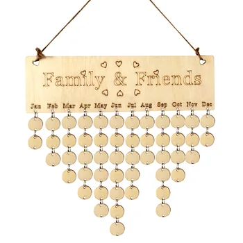 Beautiful Birthday Calendar Board Wooden DIY Family Friends Sign Special Dates Planner For Home Hanging 24 For Drop Shi
Beautiful Birthday Calendar Board Wooden DIY Family Friends Sign Special Dates Planner For Home Hanging 24 For Drop Shi