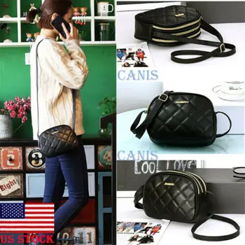 US Women Ladies Crossbody Shoulder Bag Tote Messenger Leather Satchel Handbag with Criss-Cross Plaid Letter 
US Women Ladies Crossbody Shoulder Bag Tote Messenger Leather Satchel Handbag with Criss-Cross Plaid Letter