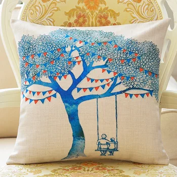 Custom Made Cushion Cover Pillow Case Seat Lumbar Envelop for Sofa Linen Cotton 45 x 45cm 55 x 55cm Tree Swing Blue
Custom Made Cushion Cover Pillow Case Seat Lumbar Envelop for Sofa Linen Cotton 45 x 45cm 55 x 55cm Tree Swing Blue