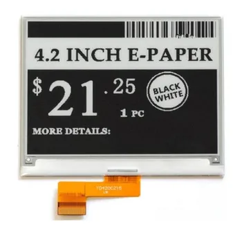4.2 inch 24PIN SPI Black White Eink E-Paper LCD Display Screen IL0398 Drive IC 400*300
4.2 inch 24PIN SPI Black White Eink E-Paper LCD Display Screen IL0398 Drive IC 400*300