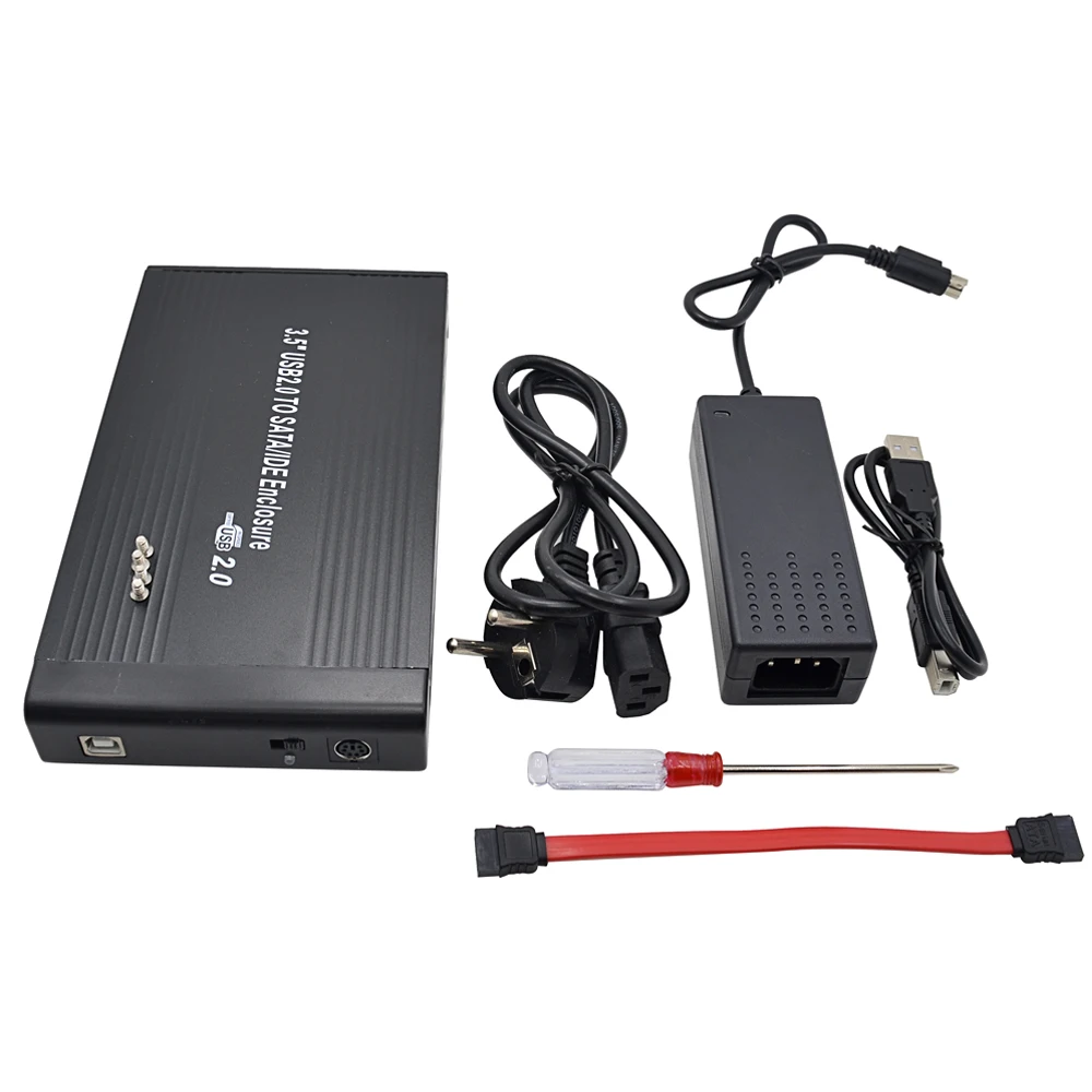 EU Universal External USB 2.0 3.5 SATA IDE Combo Container For Hard Disk Driver Enclosure Adapter SSD DVD HDD Box Case Optibay
EU Universal External USB 2.0 3.5 SATA IDE Combo Container For Hard Disk Driver Enclosure Adapter SSD DVD HDD Box Case Optibay