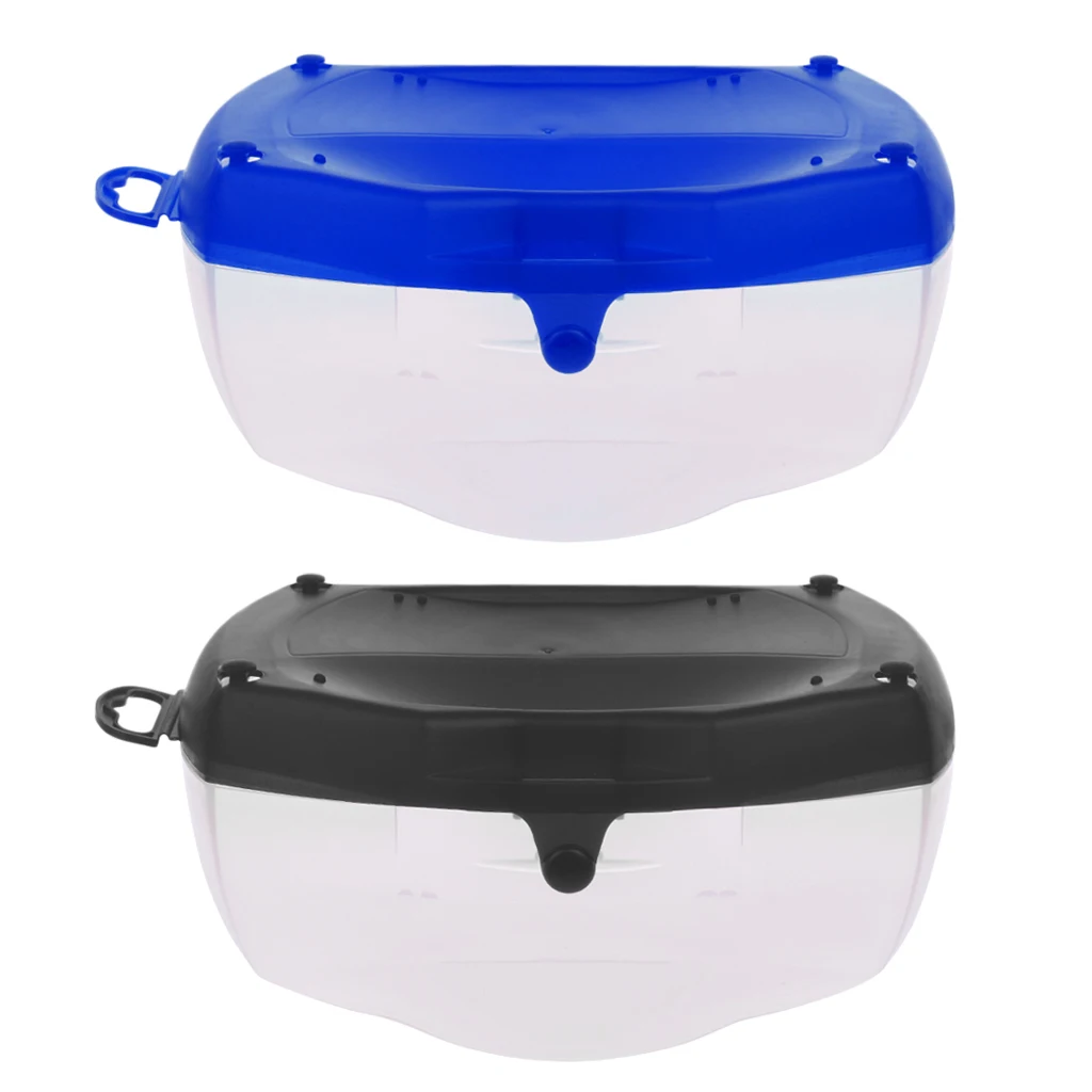 Perfeclan 2Pcs Heavy Duty Scuba Dive Diving Snorkel Mask Storage Box Hard Case Craft Scuba Diving Mask Case