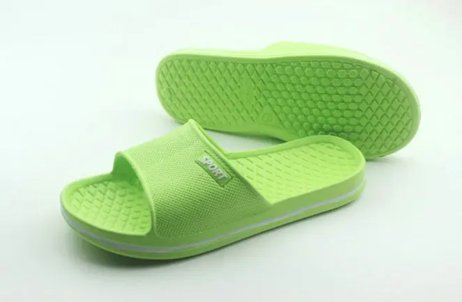 Summer Pure Color Lovers Household Disposable Bath Slippers Spa Hotel Slippers Bathroom Anti-skid Mens And Womens Soft Slide Slippers (8)