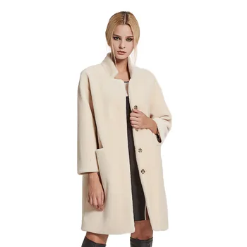 Fur Story 17142D Women's Real Lamb Fur Coat Sheep Shearing Fur Coat with Stand Collar Winter Sheep Sheared Jacket Sheepskin Coat
Fur Story 17142D Women's Real Lamb Fur Coat Sheep Shearing Fur Coat with Stand Collar Winter Sheep Sheared Jacket Sheepskin Coat