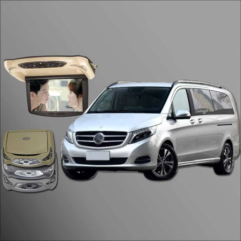 BigBigRoad For Benz V CLASS Car Roof Mounted in car Monitor LED Digital Screen with HDMI USB FM TV Game IR Remote Flip Down DVD
BigBigRoad For Benz V CLASS Car Roof Mounted in car Monitor LED Digital Screen with HDMI USB FM TV Game IR Remote Flip Down DVD