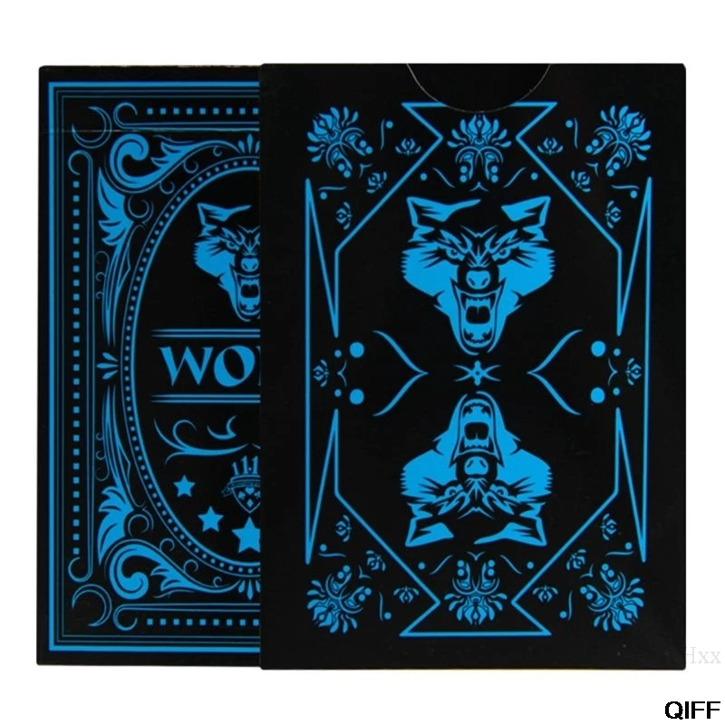 Wolf Poker Waterproof PVC Playing Cards Poker Card With Black Backing Magic Toy Magic Props Hxx
Wolf Poker Waterproof PVC Playing Cards Poker Card With Black Backing Magic Toy Magic Props Hxx