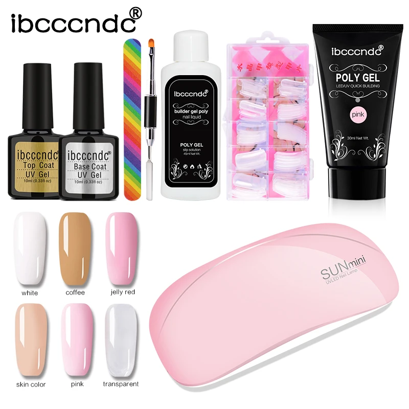 Ibcccndc 30ML Poly Gel Finger Nail Extension Extend Builder UV LED Hard Gel Acrylic Builder Gel Nail Lamp Crystal Jelly Polygel
Ibcccndc 30ML Poly Gel Finger Nail Extension Extend Builder UV LED Hard Gel Acrylic Builder Gel Nail Lamp Crystal Jelly Polygel