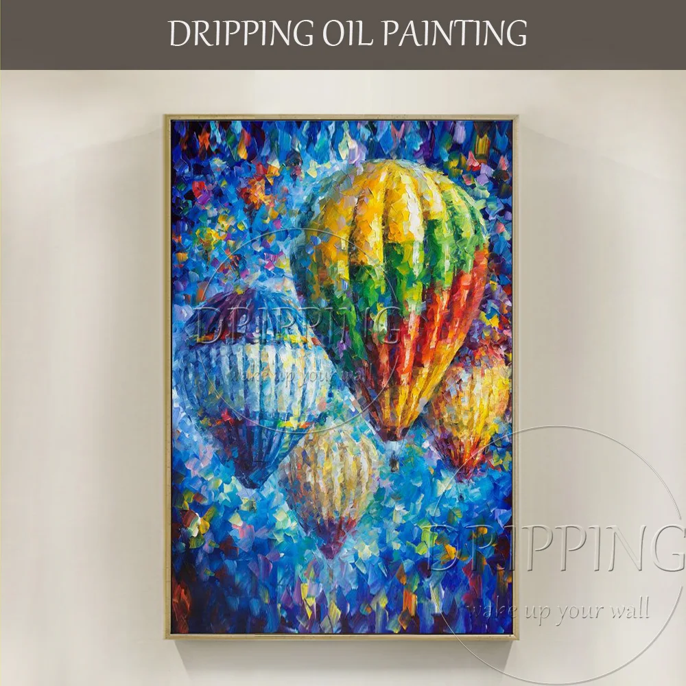 Pop Artwork High Quality Vivid Colors Hand-painted Canvas Hot Air Balloon Oil Painting Modern Abstract Fire Balloon Oil Painting
Pop Artwork High Quality Vivid Colors Hand-painted Canvas Hot Air Balloon Oil Painting Modern Abstract Fire Balloon Oil Painting
