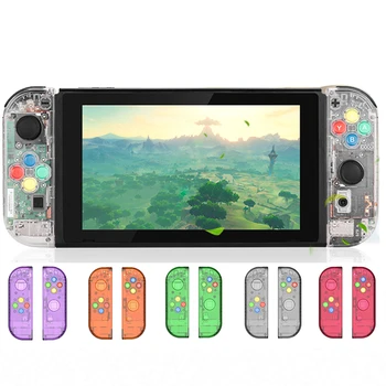 DIY Transparent Protect Shell for SWITCH Game Machine Stylish Anti Fingerprint Colorful Replacement Case for Joy-CN Controller
DIY Transparent Protect Shell for SWITCH Game Machine Stylish Anti Fingerprint Colorful Replacement Case for Joy-CN Controller