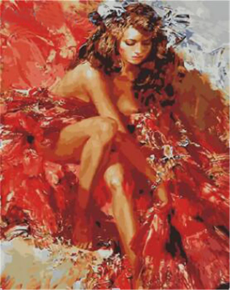 Sexy Beautiful Red Dress Girl Printed DIY Digital Oil Painting by Numbers Fashion Hand Painting No Frame 40x50cm
Sexy Beautiful Red Dress Girl Printed DIY Digital Oil Painting by Numbers Fashion Hand Painting No Frame 40x50cm