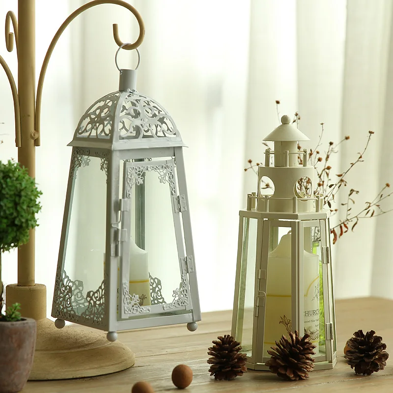 European decor decoration glass Home Furnishing iron candlestick creative new classic Candle Wedding Decoration Lighthouse
European decor decoration glass Home Furnishing iron candlestick creative new classic Candle Wedding Decoration Lighthouse