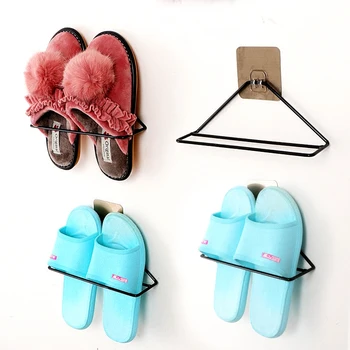 Hanging wall shoe rack Stand with stickers Organizer storage double Slippers shoe racks for Bathroom home Decor Display Shelf
Hanging wall shoe rack Stand with stickers Organizer storage double Slippers shoe racks for Bathroom home Decor Display Shelf