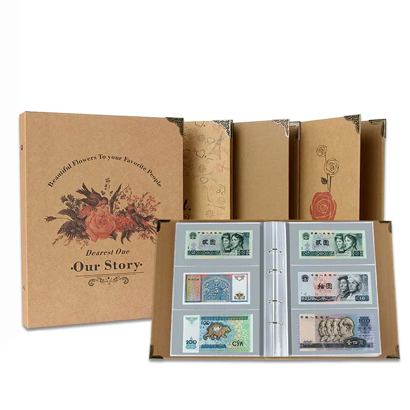 24*30.5cm Rose Peony Tower Pattern For Coin Album 240 Collection Book Commemorative Coin Folder Portable Home Decor Gifts
24*30.5cm Rose Peony Tower Pattern For Coin Album 240 Collection Book Commemorative Coin Folder Portable Home Decor Gifts