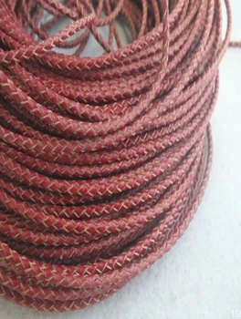 WOU489 Z-5629 Wholesale 50M/lot For Jewelry Making Findings 3mm Wine Braided Leather Cord
WOU489 Z-5629 Wholesale 50M/lot For Jewelry Making Findings 3mm Wine Braided Leather Cord