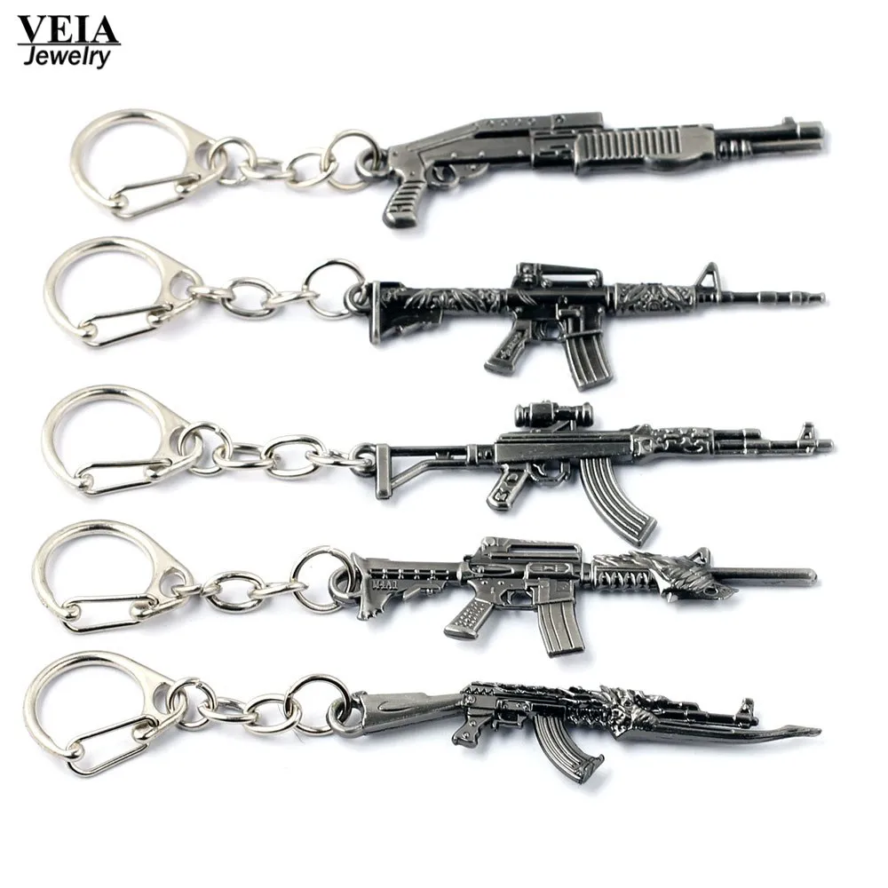 VEIA Jewelry AK47 M16 CF Gun KeyChains Tritium Metal CS GO Keyring Key Holders For Friends 6cm Mini Keychain Chaveiros Llaveros
VEIA Jewelry AK47 M16 CF Gun KeyChains Tritium Metal CS GO Keyring Key Holders For Friends 6cm Mini Keychain Chaveiros Llaveros