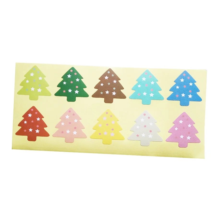 100Pcs/lot New Colourful Christmas Tree Theme Sealing Sticker/DIY Gifts Baking Decoration Packaging Label/Multifunction
100Pcs/lot New Colourful Christmas Tree Theme Sealing Sticker/DIY Gifts Baking Decoration Packaging Label/Multifunction