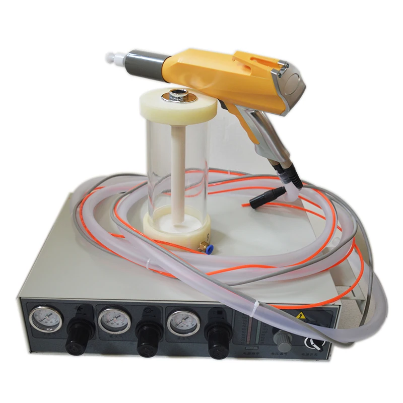 Portable Powder Paint Experiment System Electrostatic Powder Coating Test Machine with Electrostatic powder Coating Test Gun
Portable Powder Paint Experiment System Electrostatic Powder Coating Test Machine with Electrostatic powder Coating Test Gun